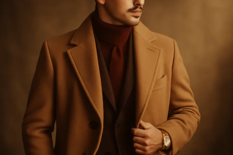 Le manteau d'hiver, piece maitresse de l'allure masculine