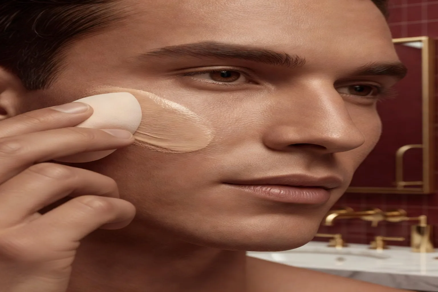 Maquillage homme naturel : le guide pas à pas pour un résultat invisible